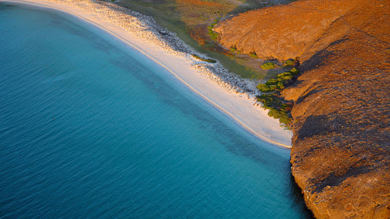 beach from air